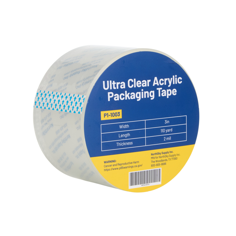 2.5 Mil Tape Thick, 3 In X 110 Yd, Acrylic Packing Tape - View #5